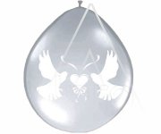Tauben/Herzballon 8er