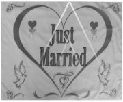 Fahne Just Married