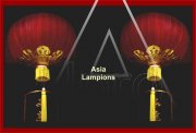 Asiatische Lampions 2er