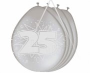 8er Zahlenballon 25